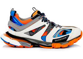 Check out a full set of official images here. Balenciaga Track Orange Blue