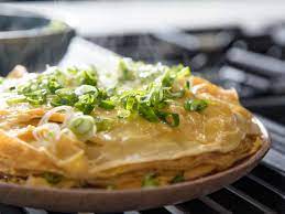 This Layered Scallion Omelette Is The Perfect Weeknight Dinner Omelette Recipe Food Recipes