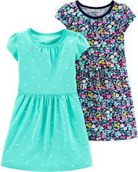 2 Pack Jersey Dresses Trendy Baby Clothes Carters Dresses Set Dress