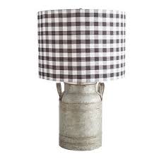 Farmhouse Galvanized Black White Table Lamp Pier 1 Imports Farm House Living Room Farmhouse Lamps Lamps Living Room