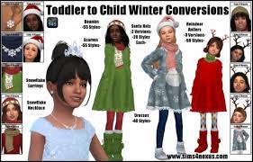 For the first time on consoles, players will be able to download skyrim mods on ps4 and xbox one. Winter Conversion For Kids By Samanthagump At Sims 4 Nexus Sims 4 Updates