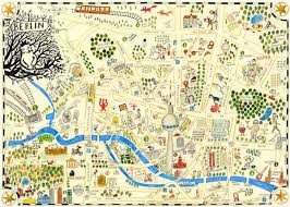 Berlin In A Map Flickr Photo Sharing Map Map Art Illustrated Map