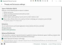 Q A Kaspersky Internet Security 2020 Extreme Configuration Malwaretips Community