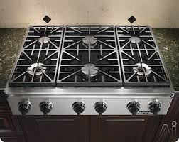 Dacor Eg366sch 36 Gas Rangetop With 6 Sealed Burners Continuous Grates Illumina Burner Controls And Stainless Steel Chrome Trim Fi Gas Cooktop Cooktop Dacor