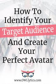 How To Identify Your Target Audience And Create Your Perfect Avatar For Social Media Marketing Target Audience Ideal Audience Social Media Marketing