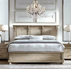 Luxury Bedroom Furniture King Size Bed Material Wooden Frame French Provincial Oak Solid Wooden Luxurious Bedrooms Bedroom Design Restoration Hardware Bedroom