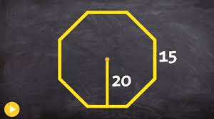 In geometry, the octagon is a polygon that has 8 sides and 8 angles. How Do We Find The Area Of A Octagon Side Lengths Are Not Correct Youtube
