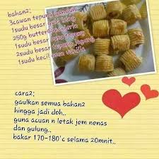 Terdapat pelbagai aneka resepi kuih dan biskut raya di dalam applikasi ini juga mengandungi resepi moden serta tradisional bagi memudahkan anda membuat pilihan yang digemari kandungan resepi kuih,biskut raya akan dikemas kini dari. Resepi Biskut Untaian Kasih Mat Gebu Www Resepiku Buzz