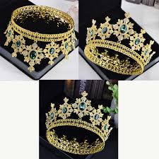 Swarovski has a global reach and showcases its sparkling crystal products via a network of own swarovski crystal makes for an exceptional gift. Wii543 34 Off Kaufen Billig Luxus Gold Metall Tiara Und Krone Kristall Strass Volle Kreis Konigin Braut Haar Schmuck Diadem Hochzeit Zubehor Preise Online