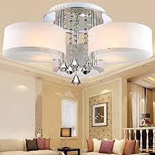 More images for lampadari a led moderni a soffitto » Alfred Led Moderno Acrilico Lampadario Di Cristallo 3 Luci Chrome Soffitto Modern Light Fixture Per Disimpegno Camera Matrimoniale Soggiorno Amazon It Illuminazione