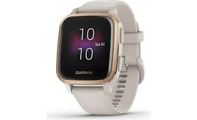 Garmin Venu Sq Music Edition Light Sand Rose Gps Smartwatch With Music Storage At Crutchfield