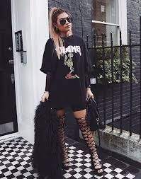 Black Biker Shorts Outfit Pinterest 