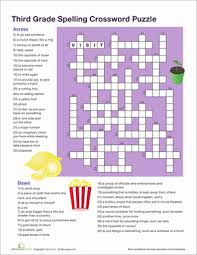 They will begin to learn social studies and geography, and will continue learning more about math and science. 3rd Grade Vocabulary Crossword Worksheet Education Com