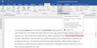 Using Track Changes In Microsoft Word For Editing And Review
