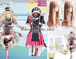 Amazon.co.jp: [GenericBrands] Lexx_cos刀剣乱舞 乱藤四郎 極 コスプレ 衣装 +全身鎧 +手甲+帽  +ウイッグ+靴 全セット : ホビー