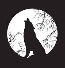 Starry wolf and indian moon design by wildspiritwolf on deviantart. Wolf Moon Vector Images Over 1 300