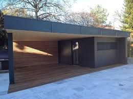 vue de face de la construction d un abri de jardin en bois design en alsace shed design building a shed shed homes