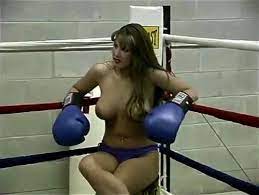 Women's topless boxing