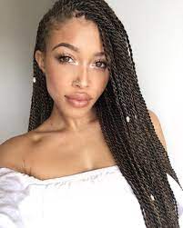 40 Ideas Of Micro Braids And Invisible Braids Hairstyles Senegalese Twist Hairstyles Twist Braid Hairstyles Twist Braids