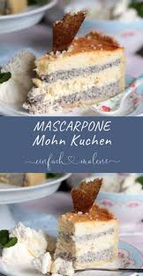 Kasekuchen Mal Anders Cremige Mascarpone Mohn Torte Rezept In 2020 Kuchen Und Torten Rezepte Kuchen Ohne Backen Kuchen Und Torten