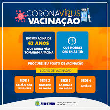 No vídeo, o autor da. Idosos Com Idade Acima De 63 Anos Receberao A Primeira Dose Da Vacina Contra A Covid 19 Nesta Sexta Feira 24 Prefeitura Municipal De Mucambo Ceara