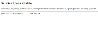 A 503 service unavailable error means that the website's server is not available, usually due to maintenance or server overloading. Apache 503 Error Here S How We Nailed It