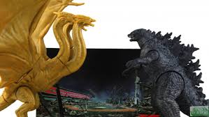 King ghidorah (ゴジラvsキングギドラ, gojira tai kingu gidora) is a 1991 japanese kaiju film written and directed by kazuki ōmori and customize your avatar with the godzilla vs king adora. Jakks Pacific King Of The Monsters Godzilla Vs King Ghidorah Battle Set Video Review And Images