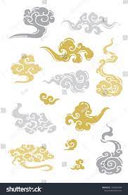 Asian Clouds Illustration Cloud Illustration Japanese Drawings Smoke Art