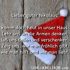 Kostenlose lieferung für viele artikel! Spruchkarte Mit Zitat Lieber Guter Nikolaus Komm Doch Heut In Unser Haus Lehr Uns An Lebe Liebe Lache Com