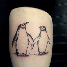 Holding hands previous next start slideshow. Two Penguins Holding Hands Tattoo Tattooimages Biz