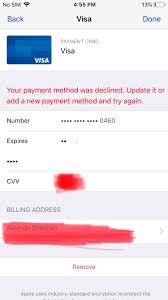Check spelling or type a new query. Payment Method Failure Apple Community