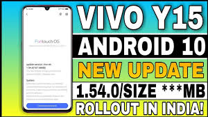 Vivo Y15 Android 10 Update Vivo Y15 New Update Vivo Y15 New Update 2020 Vivo Y15 Update Youtube