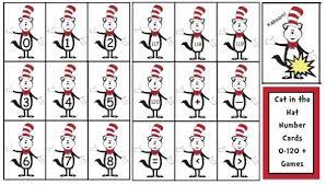 Dr Seuss Number Cards And Games Dr Seuss Math Activities Dr Seuss Math Dr Seuss Preschool
