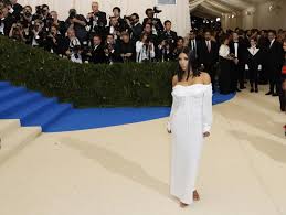 Designed by riccardo tisci, then the head of givenchy, kardashian's 2013 met gala dress sent the. Kim Kardashian Plays Peasant Girl In White At Met Gala 2017 Photos Images Gallery 65250