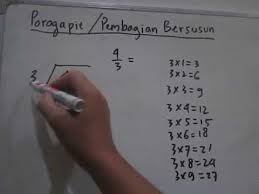 Selanjutnya bisa dilihat bahwa 12 terdiri atas dua angka, maka pada bilangan yang dibagi juga ambil dua angka terlebih dahulu, berarti 3780 ambil bilangan 37 terlebih dahulu, (kecuali bila dua angka tersebut masih lebih kecil nilainya dari bilangan pembagi, maka diambil tiga angka. Cara Pembagian Porogapit 4 Dibagi 3 Dan 3 Dibagi 3 Mudah Difahami Youtube