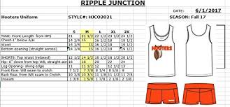 Details About Ripple Junction Hooters Hooters Girl Outfit Costume