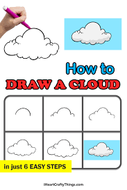 There are quite a few different ways to do clouds and i even demonstrate several ways in a few tutorials of mine. Cloud Drawing How To Draw A Cloud Step By Step
