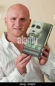 Former Celtic and Wales International footballer John Hartson with his wife  Sarah at their home in Neath, South Wales, prior to the launch of the  publication of his new book