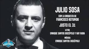 Julio Sosa con la orquesta de Francisco Rotundo
