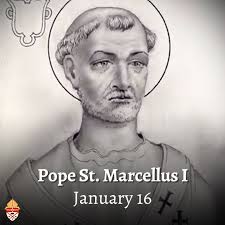 Today the Church remembers Pope St. Marcellus I, the 30th Supreme Pontiff.  Though his reign was quite brief, his efforts bear witness to the  tremendous struggles Christians faced under Roman persecution. Marcellus