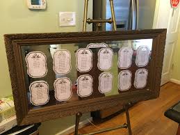 completed another diy project seating chart