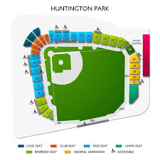 huntington field seating chart 2019