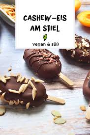 Cashew Eis Am Stiel Eis Am Stiel Essen Und Trinken Schokoladen Eis Am Stiel