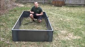 Tom and i both loved the corten steel for its bright and beautiful luster! Nicer 96 And 48 Corten Steel Planter Bed Youtube