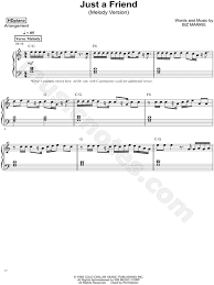 Maybe you would like to learn more about one of these? Hdpiano Just A Friend Melody Version Sheet Music Piano Solo In C Major Download Print Sku Mn0185080