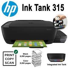 The printer components present in the package apart from the machine itself. Hp 315 Ink Tank Ciss Solutions