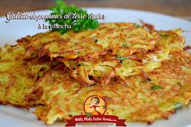 Galettes De Pommes De Terre Rapees A La Plancha Galette Pomme De Terre Recette Plancha Facile Pomme De Terre Rapee