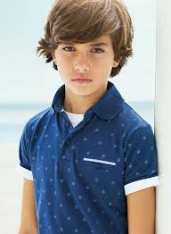 Boys can tame the frizz with a little product or leave their hair alone. Kids Hairstyles