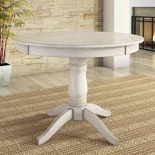 The enhanced flow is very important as you and those who will sit at your table not only need the space for placing their meals, homework, games, or materials, but the space around the. Lexington 42 Round Wood Pedestal Base Dining Table White Walmart Com Walmart Com