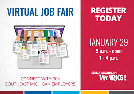 How do i register for work? Semca Michigan Works Virtual Job Fair P M Semca